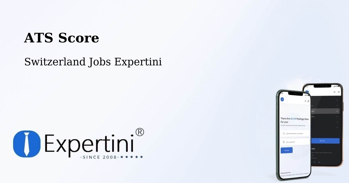 Resume ATS Score & Job Description Match Tool – Arlesheim - Switzerland Jobs Expertini