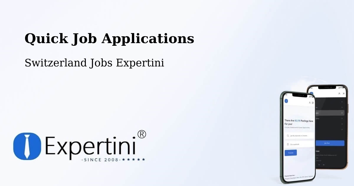 Quick Apply Feature – Arlesheim - Switzerland Jobs Expertini